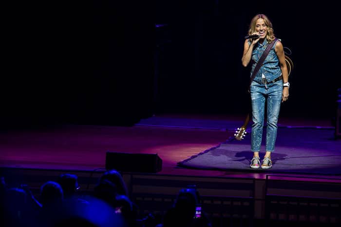 Sheryl Crow performing in the Amphitheater