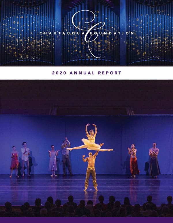 Chautauqua Foundation 2020 Annual Report Cover