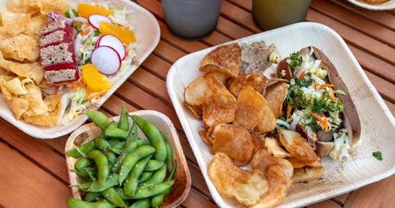 Asian fusion food from The A Truck