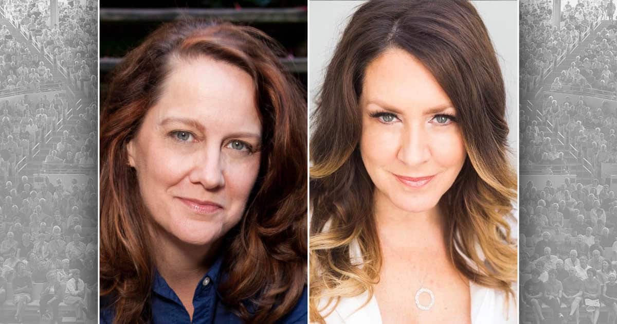 Kelly Carlin and Joely Fisher's headshots