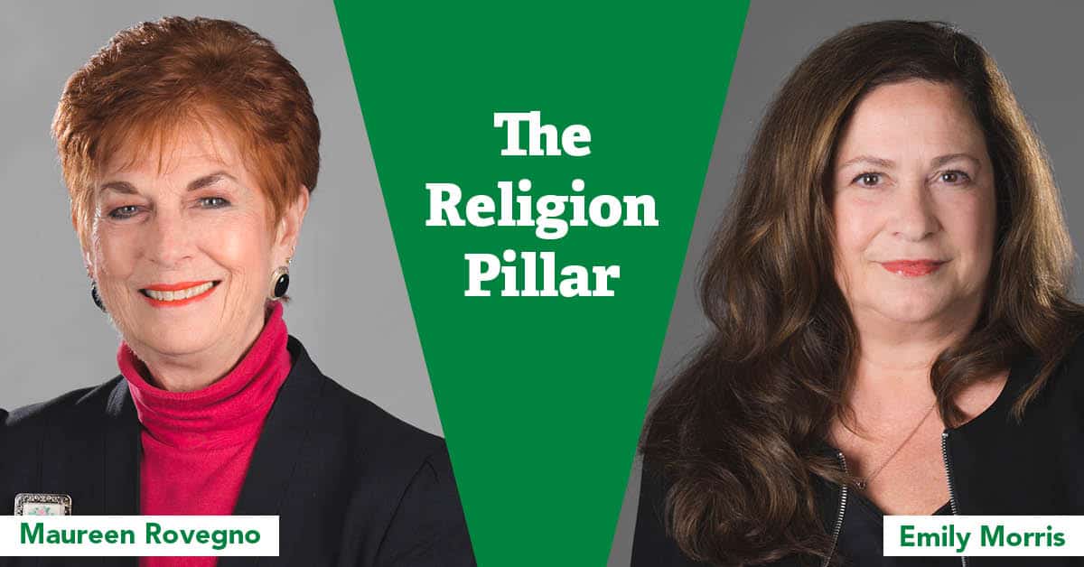 Pillar Talks: Reflections on 150 Years of Chautauqua Programs, featuring Maureen Rovegno, former Director of Religion