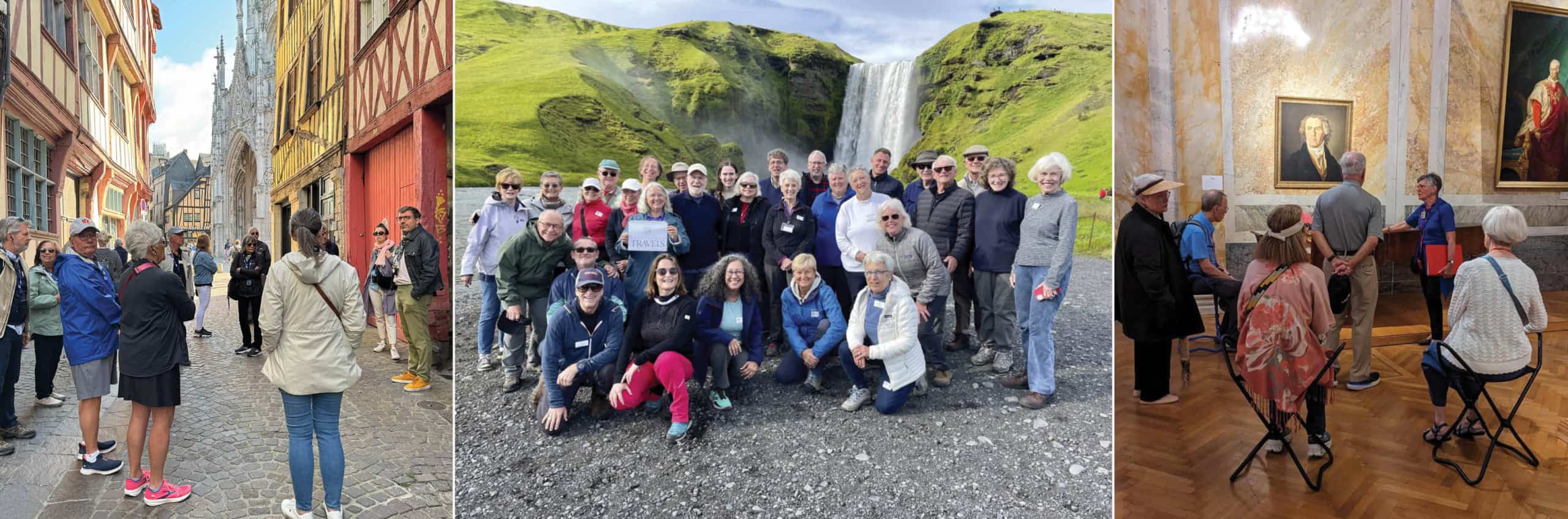 Chautauquans on trips in Iceland, Vienna and France